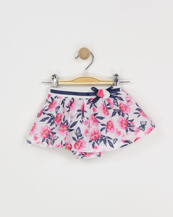 Picture of B01704 GIRLS SKIRT WITH UNDER PANTS SAME PATTERN